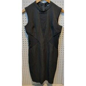 Bardot Dress Size 8 Black Sleeveless Zip